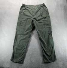 511 Tactical Pants Mens 38x32 Green Cargo Straight Khakis Ripstop Tactical Twill