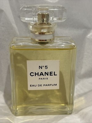Chanel No. 5 Paris Eau De Parfum 1.7 oz/50 ml small amnt USED No Box made in USA