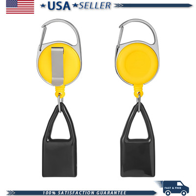 2 PCS Retractable Lighter Leash Protective Cover, Portable Keychain Holder Campi
