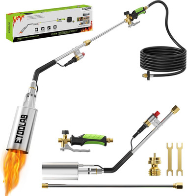 Propane Torch Weed Burner Kit, High Output Weed Torch with Self Igniter and Turb