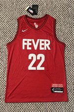 NWT Caitlin Clark #22 Indiana Fever Nike Rebel Edition Stitched Jersey Size 50