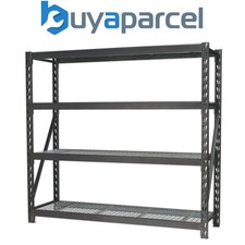 Image of Sealey AP6572 Heavy-Duty Racking Unit with 4 Mesh Shelves 640kg Capacity Per Lev