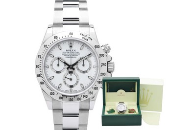 Rolex Daytona 116520 White ''APH'' Dial Stainless Steel 40mm Watch