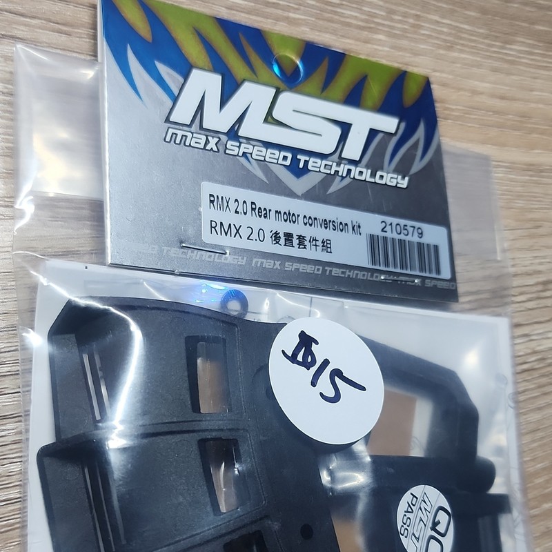 MST RMX 2.0 Rear Motor Conversion Kit Black 1:10 Electric 210579