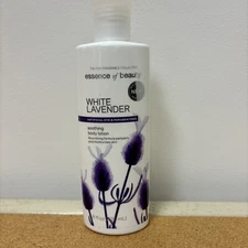 Essence of Beauty WHITE LAVENDER Body Lotion Soothing Moisturize 8 oz/238mL New