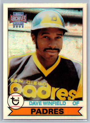 Dave Winfield 2002 Topps Archives Reserve #18 Reprint San Diego Padres