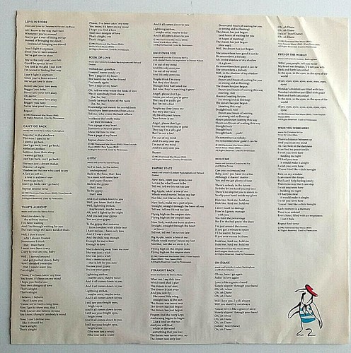 FLEETWOOD MAC - Mirage - Vinyl LP 1st Press 1982 Warner Bros 1-23607 Lyric Sleev - Picture 6 of 6