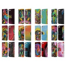OFFICIAL DEAN RUSSO DOGS LEATHER BOOK CASE FOR APPLE iPOD TOUCH MP3