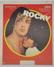 Rocky CED Selectavision VideoDiscs Stallone Balboa Vintage