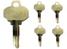 Key Blanks BALDWIN (UNCUT) 5 pack , BW6, Made in USA