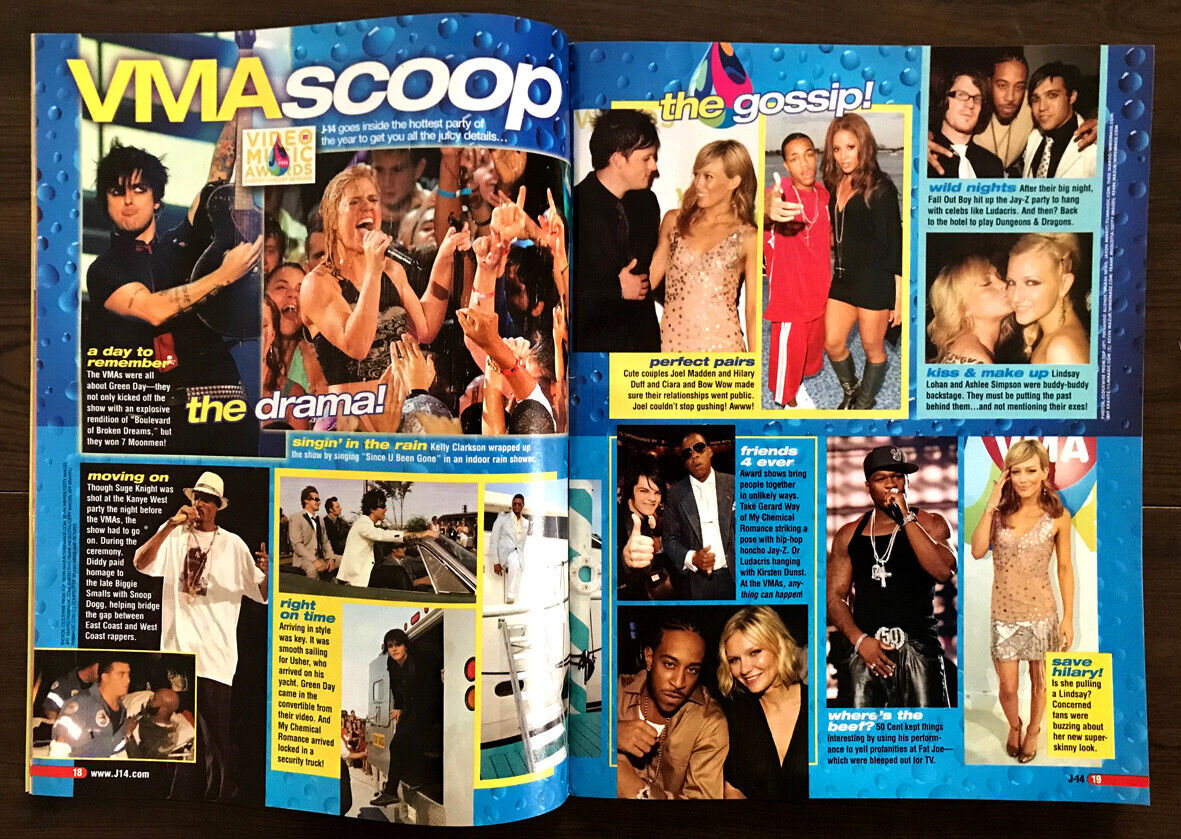 J-14 Magazine Oct/Nov 2005 Hilary Duff Chad Michael Murray J-14 Magazine Oct/Nov 2005 Hilary Duff Chad Michael Murray