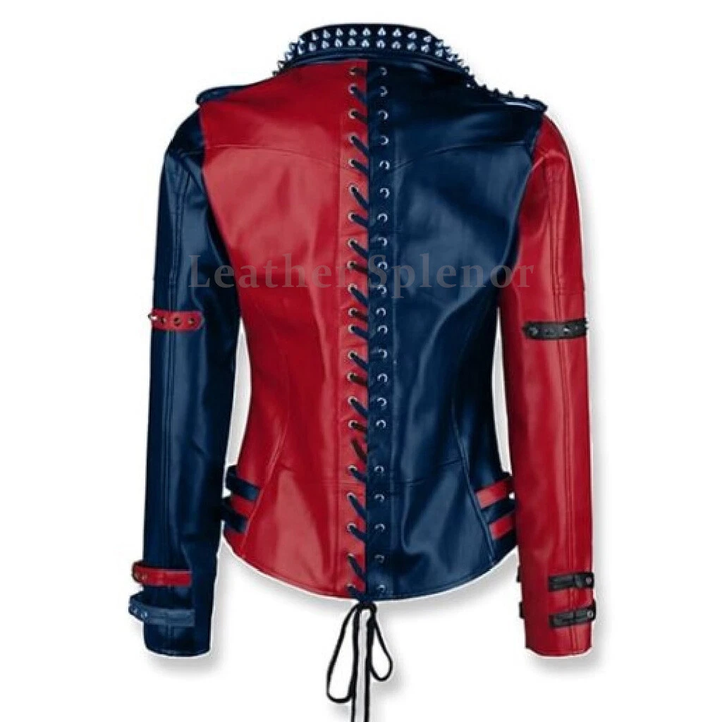 Halloween Replica Suicide Squad Harley Quinn Genuine Leather