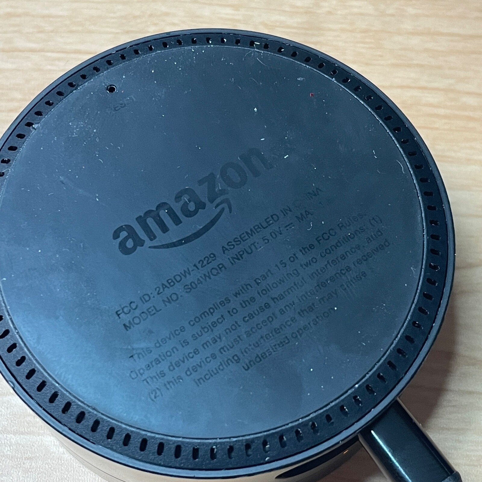 Amazon Echo Dot (1st Generation) Smart Assistant Black, S04WQR