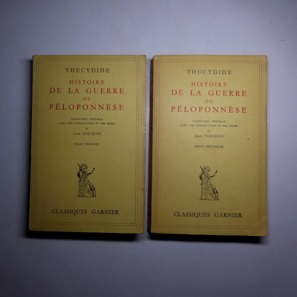 N23.620 Tucídides 1948 1950 Histoire Guerra de La Peloponeso Histoire Griego - Imagen 2 de 4