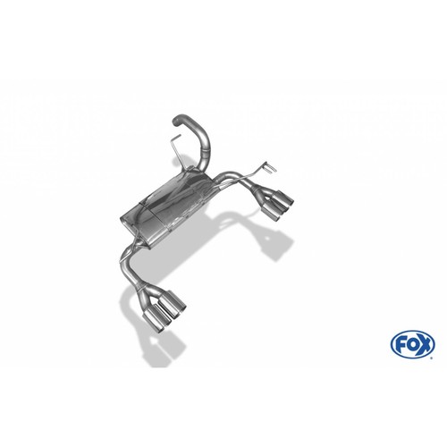 Mitsubishi COLT Fox Sports Exhaust Z30/ CZ3/ Czt - Right Left Each 2 x 80mm - Picture 3 of 5