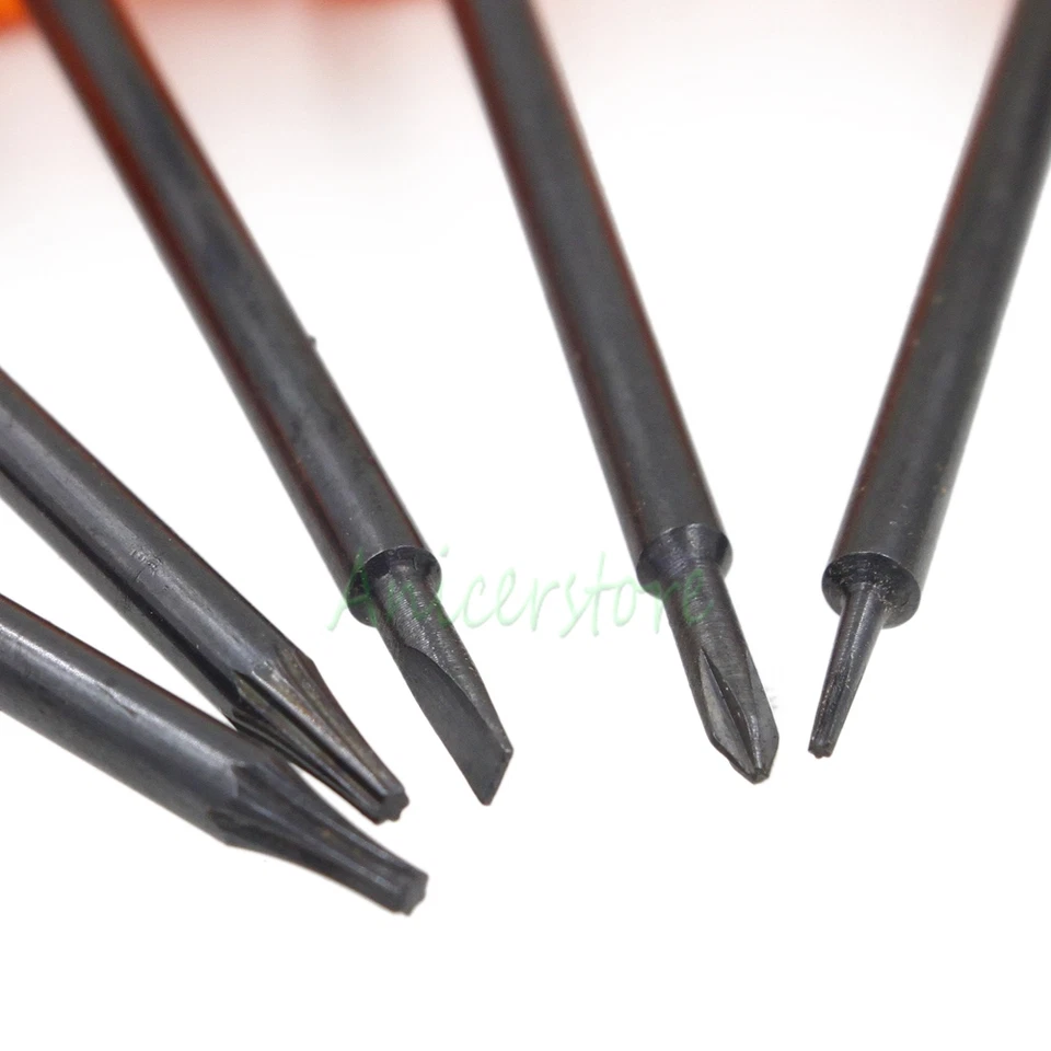 5pcs Phillips Slotted Torx T5 T6 0.8mm Pentacle Magnetic Cellphone Screwdrivers - Image 2 of 3
