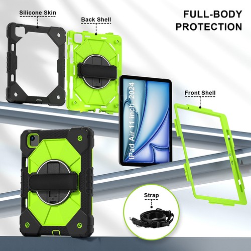 Shockproof Stand Case Cover For iPad 10.9 10th Pro 11 13 2024 10.2" 8 7 6 Air 6 - Picture 95 of 118