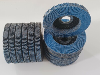 30 Pack FLAP DISC SANDING GRINDING 4-1/2'' X 7/8'' 40 GRIT- Industrial Grade 
