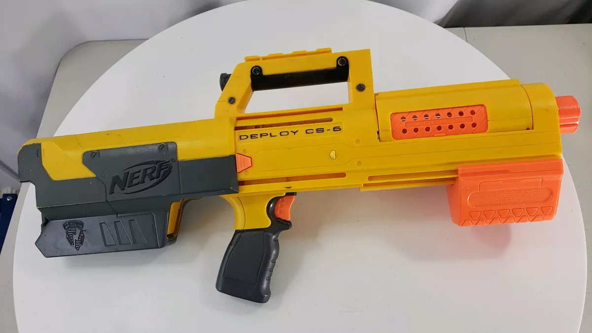  Nerf Longshot CS-6 Blue - Rare Discontinued Model