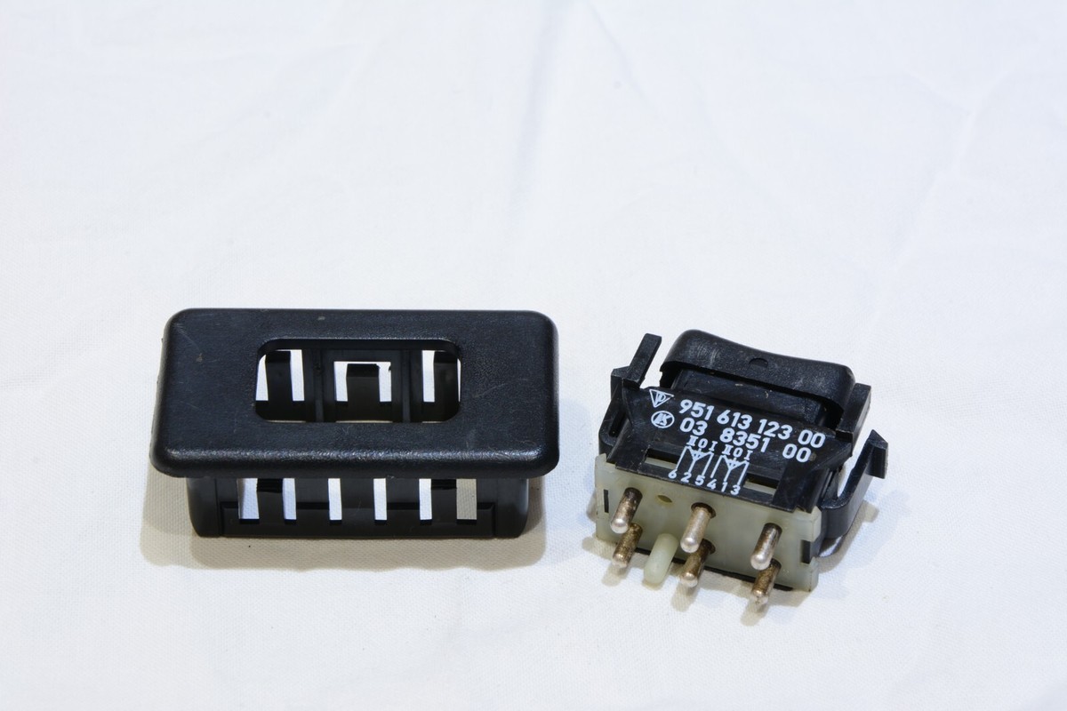 Porsche 924 944 Electric Power Targa Sun Roof Switch BLACK  