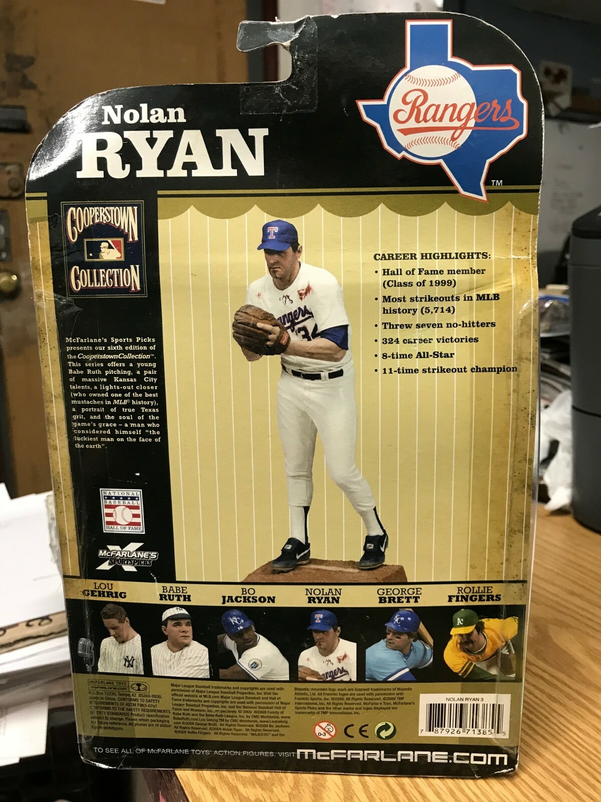 nolan ryan bloody jersey