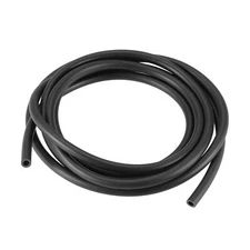 3/16" x 5/16" 8ft Black Rubber Lubricant Tubing Oil Resistant Plastic Tubing