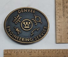 DENVER ENGINEERING SERVICE - belt BUCKLE - listing 7236