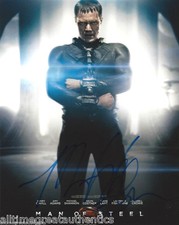 MICHAEL SHANNON HAND SIGNED MAN OF STEEL 8X10 PHOTO COA GENERAL ZOD SUPERMAN