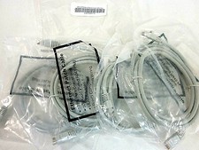 C E 4 PACK CAT6 SNAGLESS/MOLDED BOOT ETHERNET PATCH CABLE 4FT GREY CNE483776 NEW