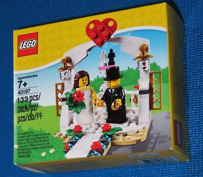 LEGO 40197 Wedding Favour Set 2018 (2018) 132 Pcs , NEW