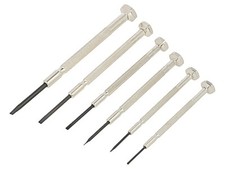 Image of 012290300 Set: Screwdriver Qty: 6 Precision Flat BETA