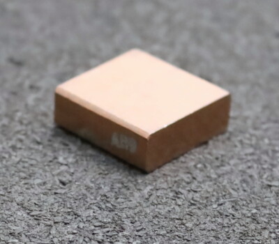Block-Kohlebürste ohne Litze AB9 8x22x22mm (t x a x r) Carbon brushes unbenutzt