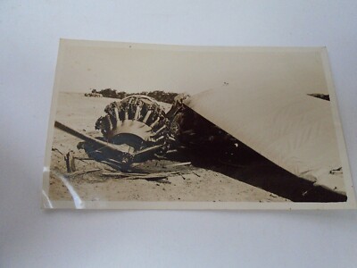 ART DECO ÄRA FLIEGER CRASH PRANG UNFALL FOTO 10/6 CM