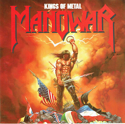 (CD) Manowar - Kings Of Metal - Kingdom Come, Wheels Of Fire, Heart Of Steel