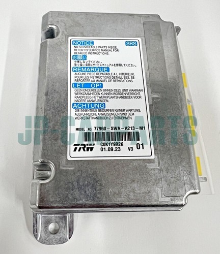 HONDA GENUINE SRS UNIT ASSY 77960-SWA-A21 FOR CR-V (2007-2009) EX & EX-L & LX - Picture 2 of 4