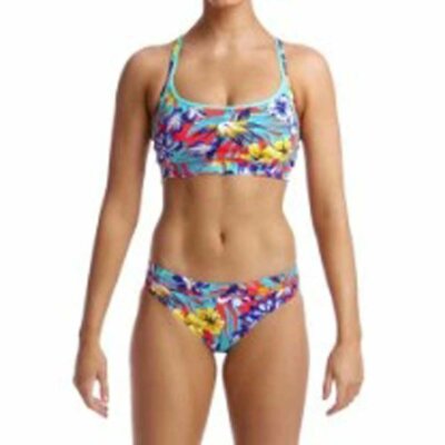 Funkita 2 Piece Ladies Swimwear Aloha From Hawaii -  Swimming Racer Beachwear