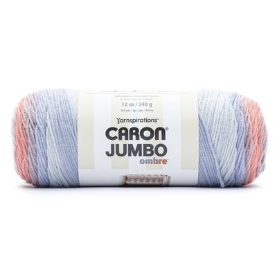 Caron Jumbo Print Ombre Yarn-Blush & Blue 296619-19014