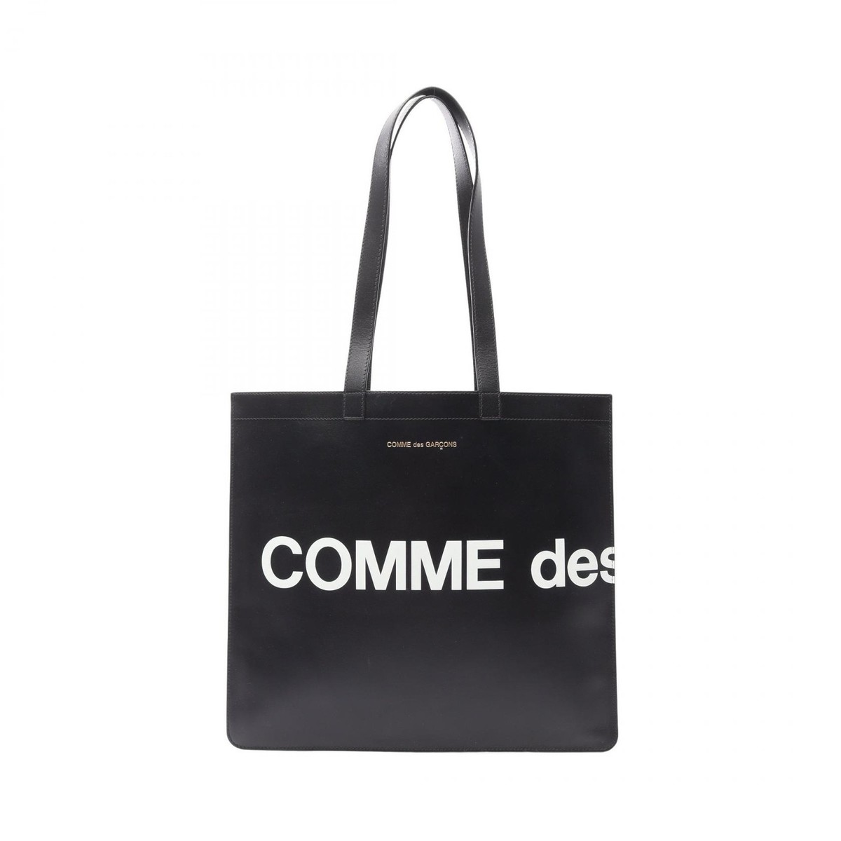 COMME des GARÇONS シルバーバッグ 保存袋付き コムデギャルソン・シルバーバッグ（台形）青山店限定・吉田カバン