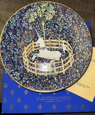 L'a Chasse a la Licorne #1 R Haviland & C Parlon 1971 Ltd Ed Plate Original Box