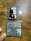 Castro mimics double Enamel Star Wars 1 Oz Pure Silver Bar 11 Mintage RARE