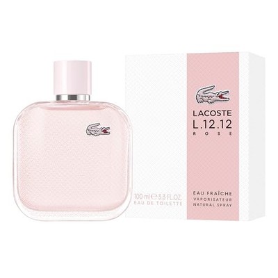 Lacoste L.12.12 ROSE EAU FRAICHE 3.3 fl oz EDT W NEW