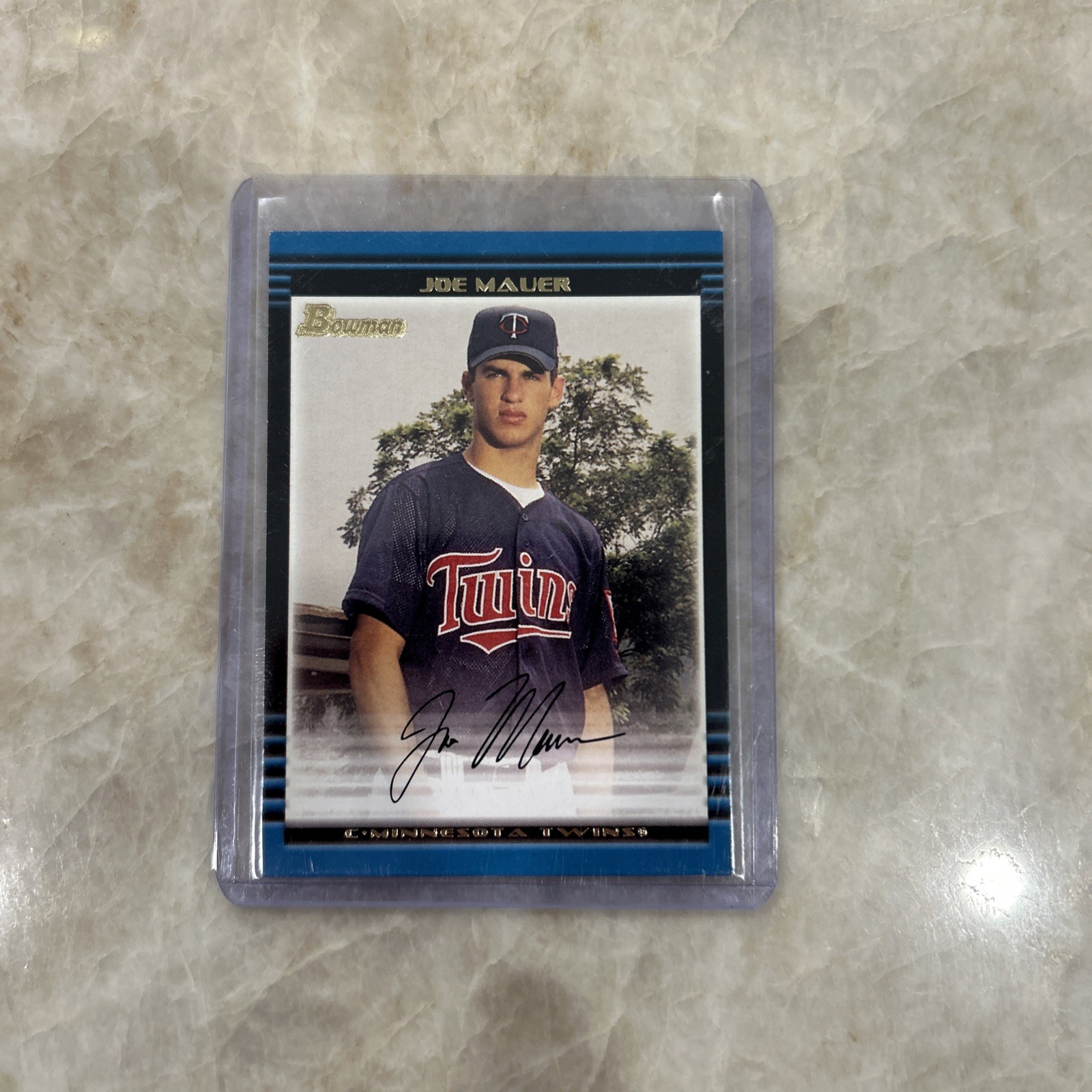 2002 Bowman #379 Joe Mauer RC Minnesota Twins HOF Rookie Card
