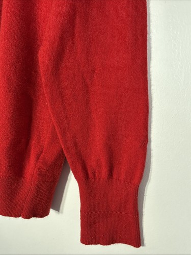 Everlane Kaschmir Pullover Damen Rundhals Strick weich rot Gr. XL Pulli - Bild 11 von 12