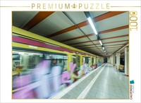 Calvendo Puzzle Berlin Subway | 1000 Pieces, Finished Size 25.2 × 18.9 In (64 ×