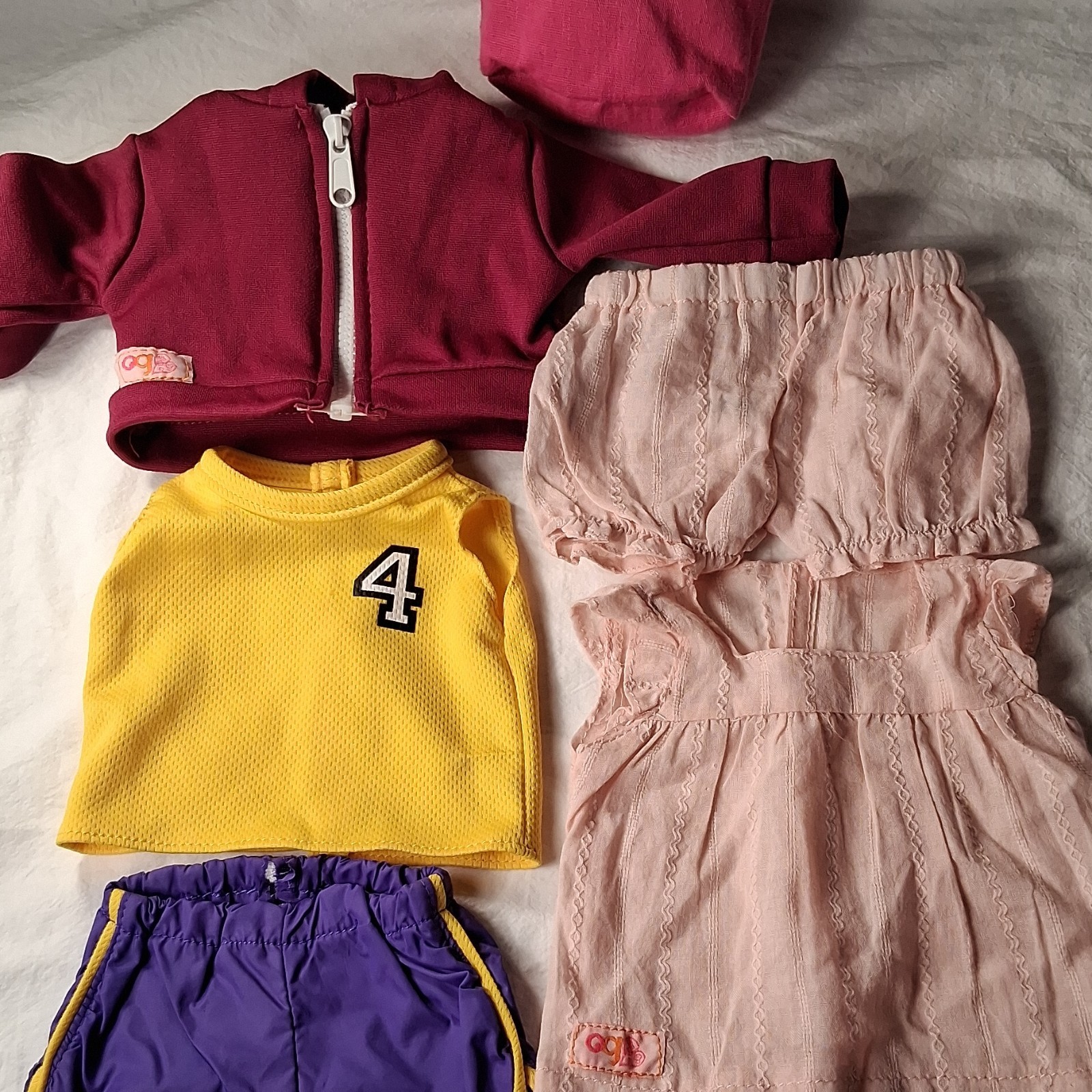 Our Generation Doll Clothing Lot Jacket Dress Shorts Top 18 