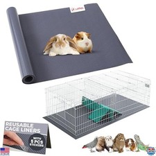 Waterproof Guinea Pig Cage Liner (1 EVA Roll with 5 Stickers), Easily Cut to Fit