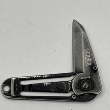 Gerber Ridge AUS-6 Money Clip Folding Knife - Black w/ finish wear