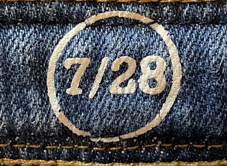 FOX Racing Stretch Denim Women’s Jean Dungaree Shortie Shorts Size 7/28 - Image 3 of 4