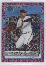 2020 Donruss Optic Rated Rookies Pink Velocity Prizm 52/199 Jordan Yamamoto fm0