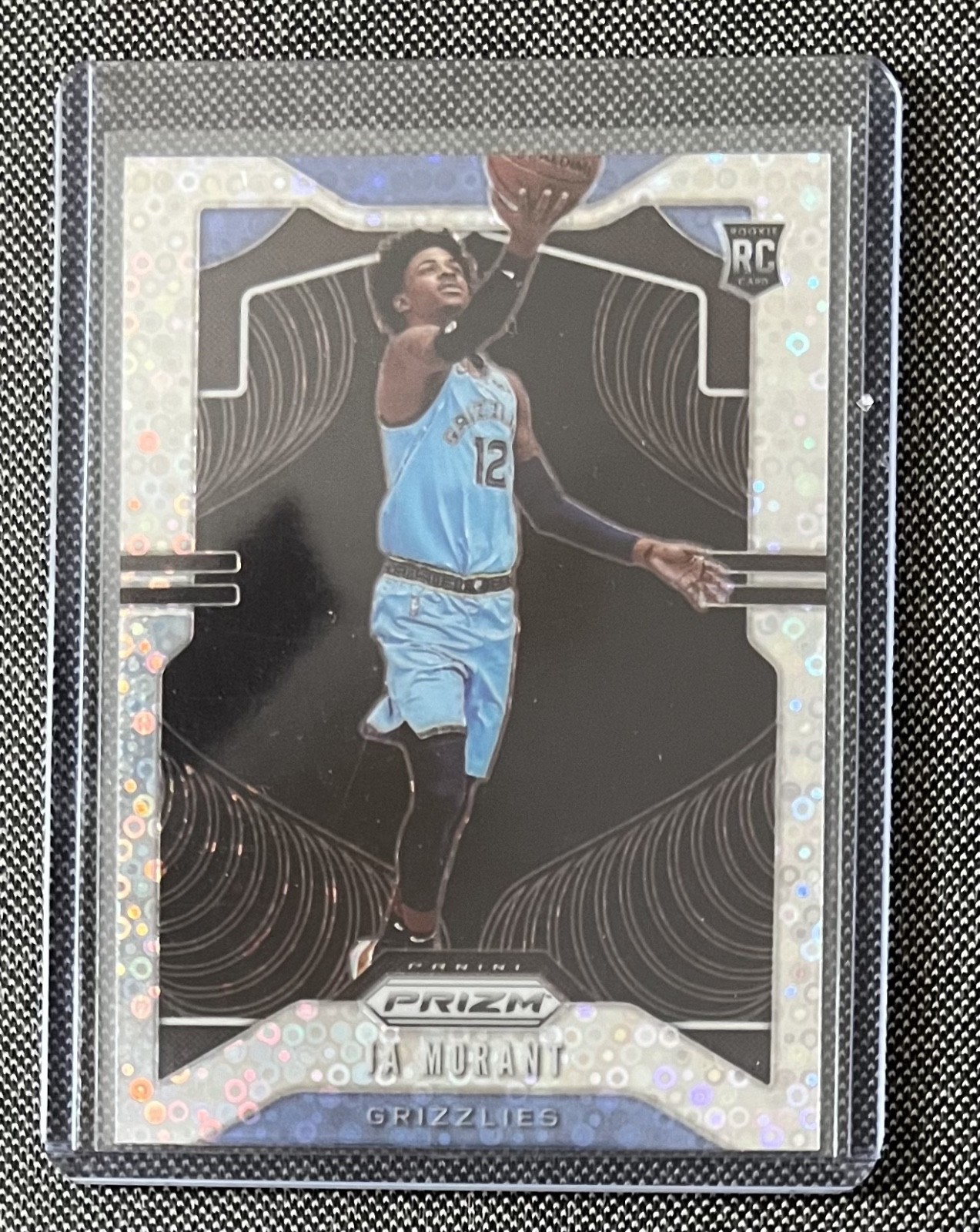 2019-20 Panini Prizm Fast Break JA MORANT RC Photo Variation Disco SP GRIZZLIES